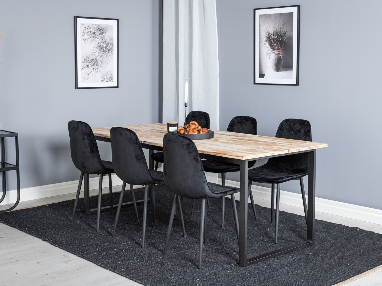 Set de mese Dallas 1645 (Negru)