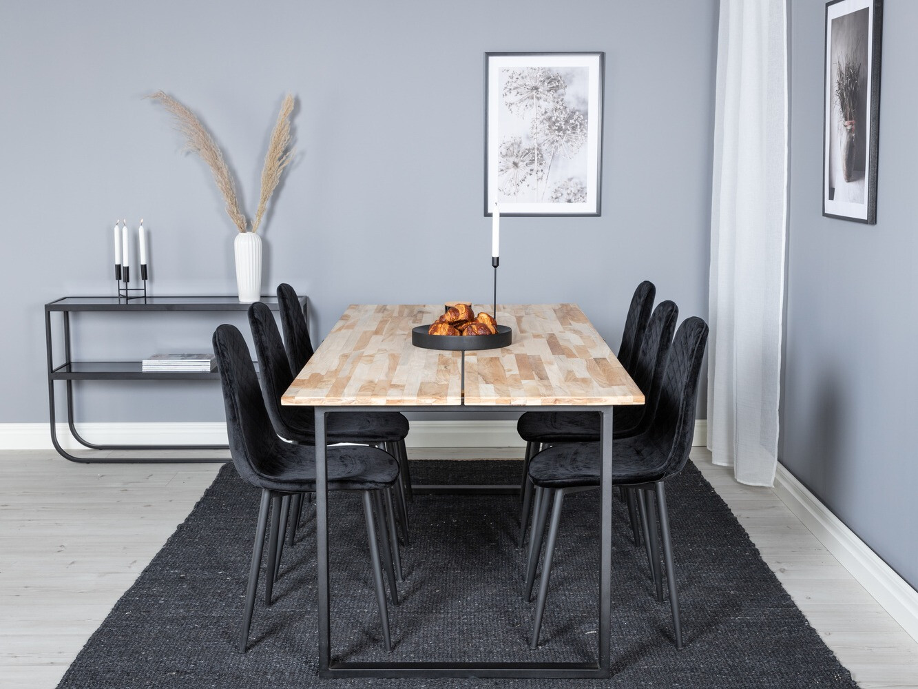 Set de mese Dallas 1645 (Negru)