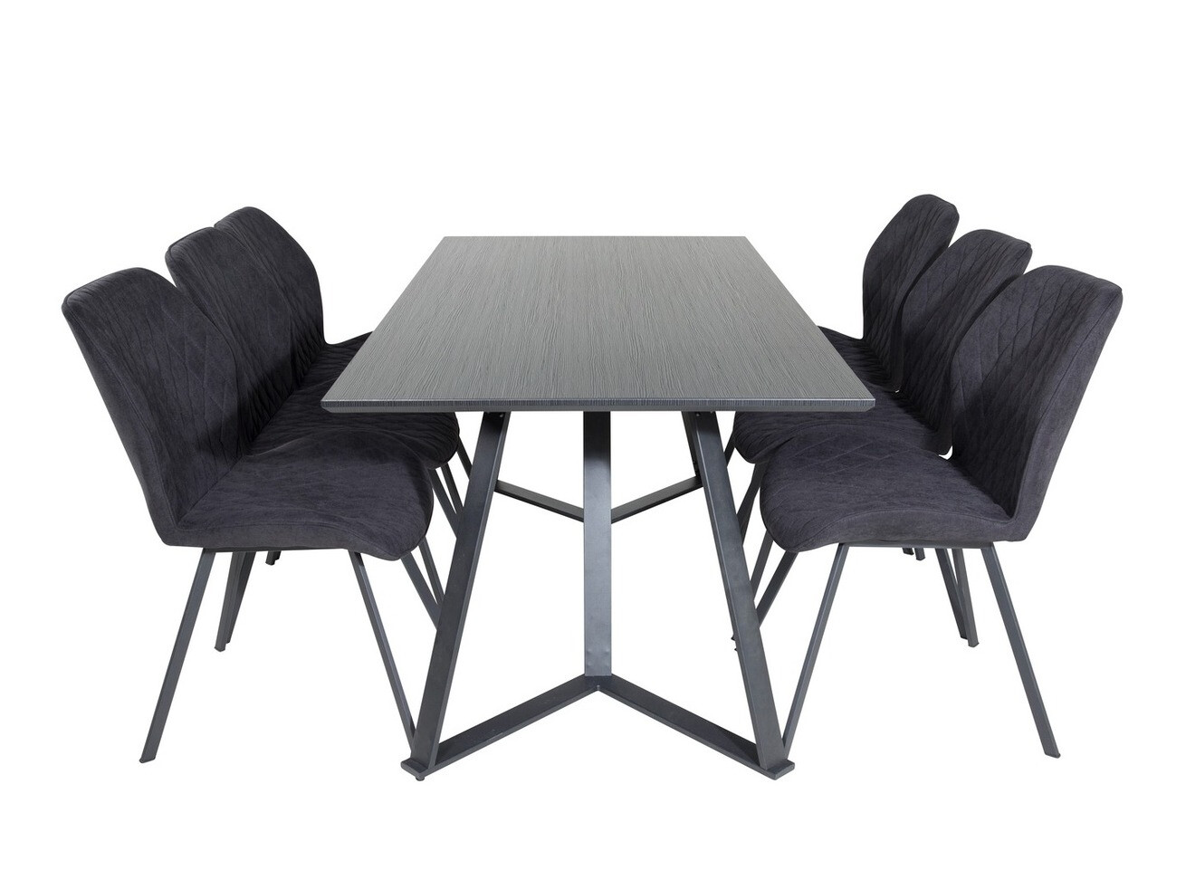 Set de dining Dallas 1685 (Negru)