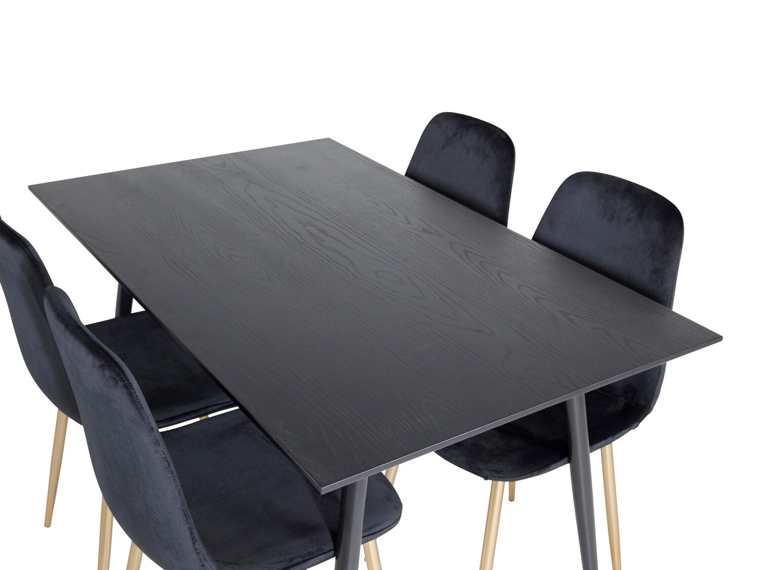 Set de dining Dallas 1693 (Negru)
