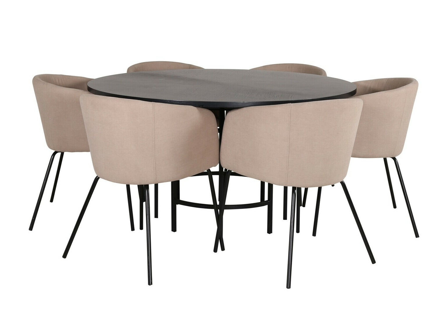 Set de mese Dallas 2378 (Negru + Bej)