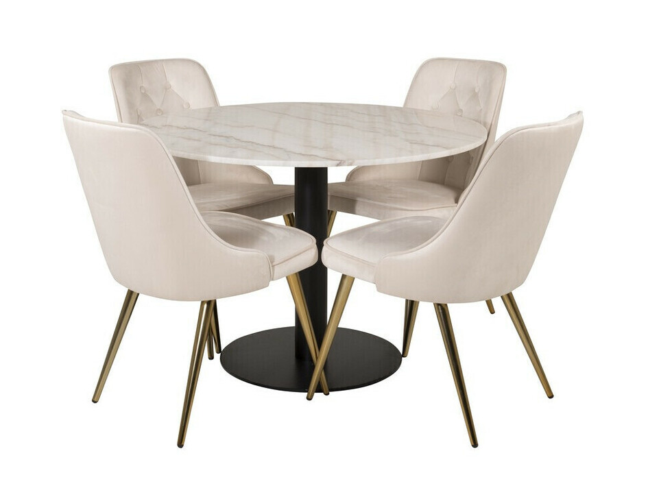 Set de mese Dallas 2570 (Bej + Alamă)