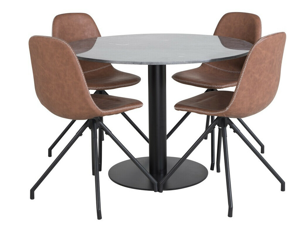 Set de mese Dallas 2629 (Maro + Negru)