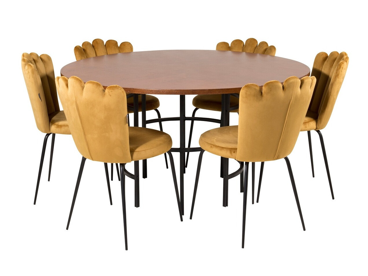 Set de mese Dallas 315 (Galben + Negru)