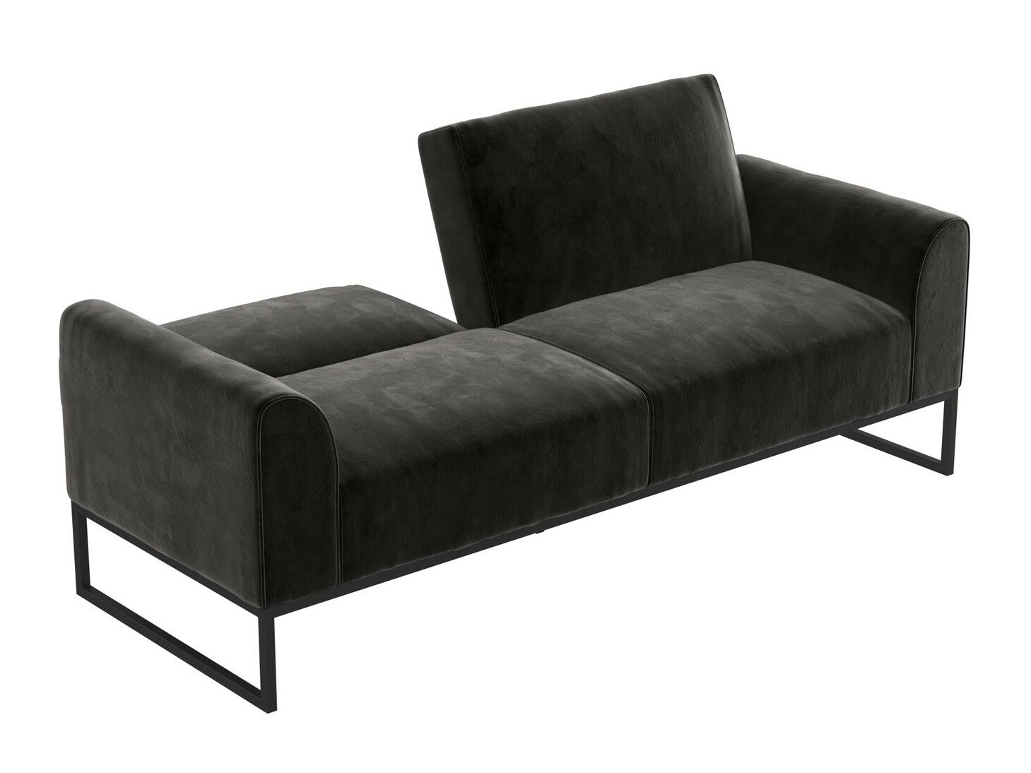 Canapea extensibilă Tulsa 709 (Negru)
