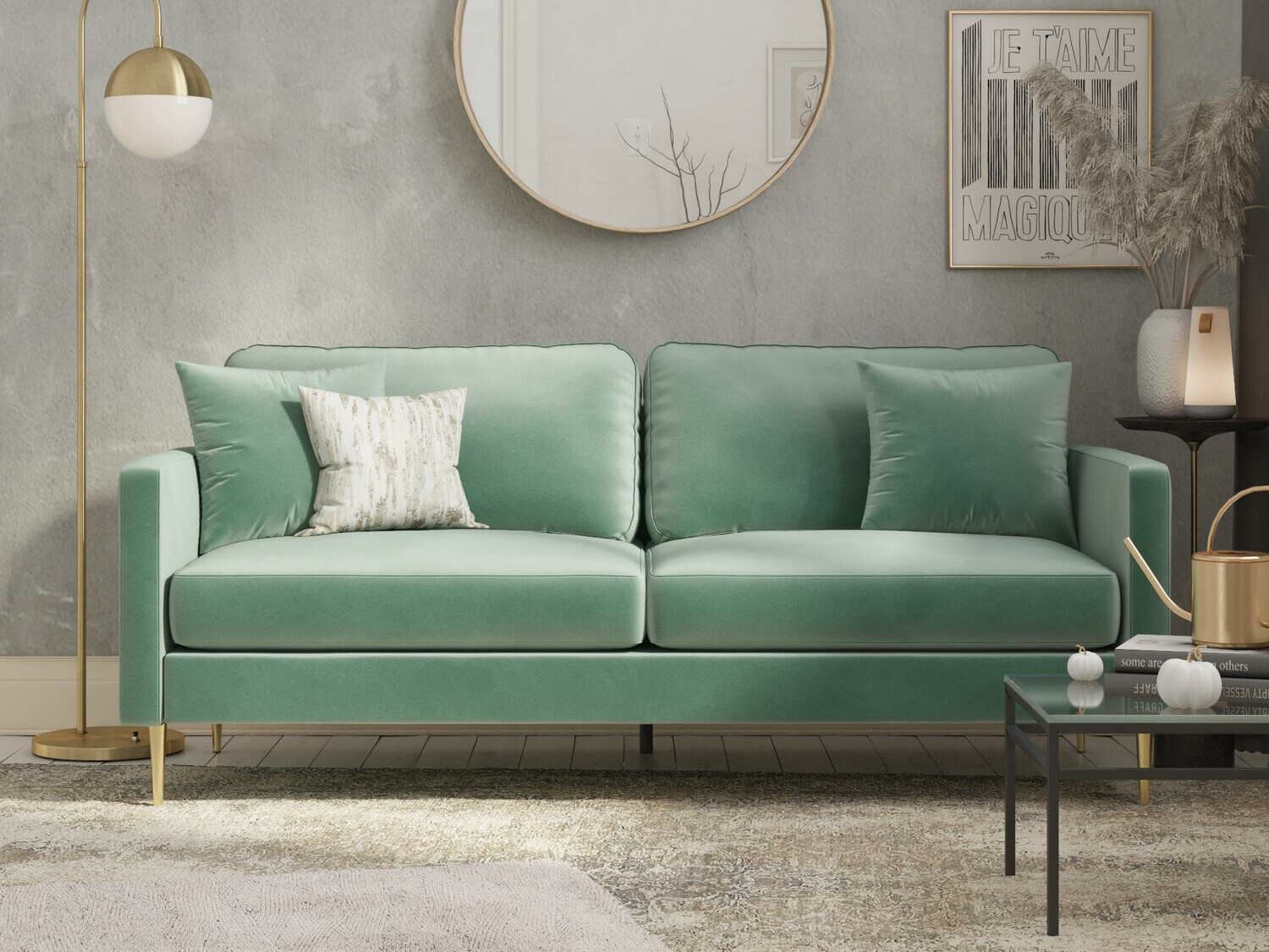 Canapea Tulsa 716 (Verde)