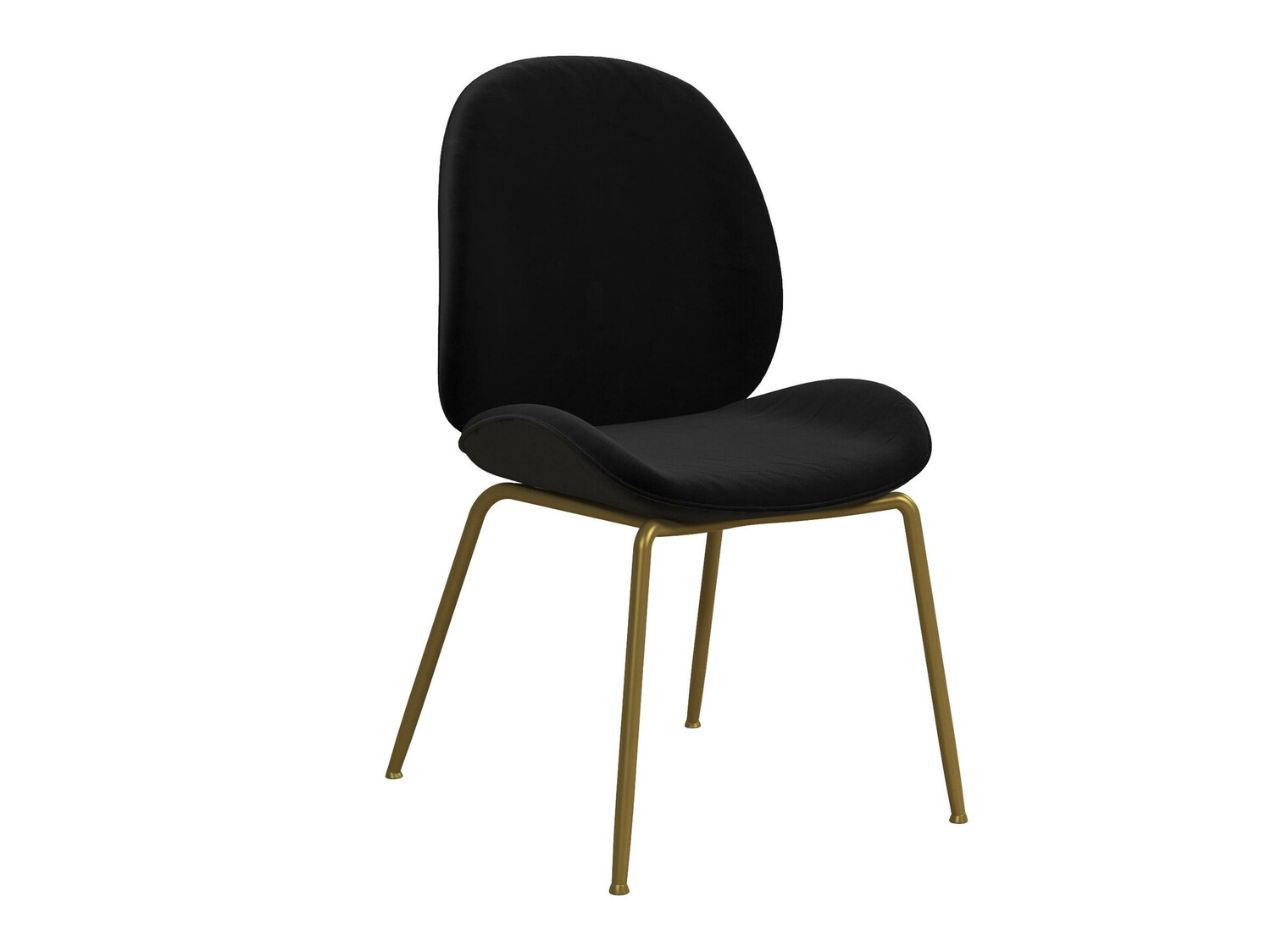 Scaun Tulsa 717 (Negru + Alamă)