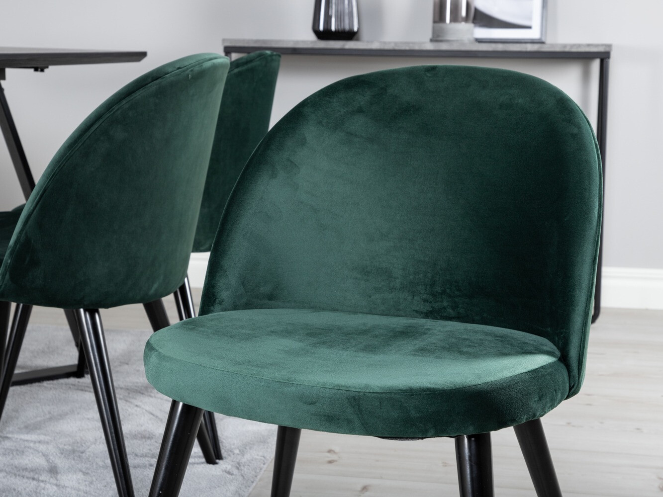 Set de dining Dallas 360 (Verde + Negru)