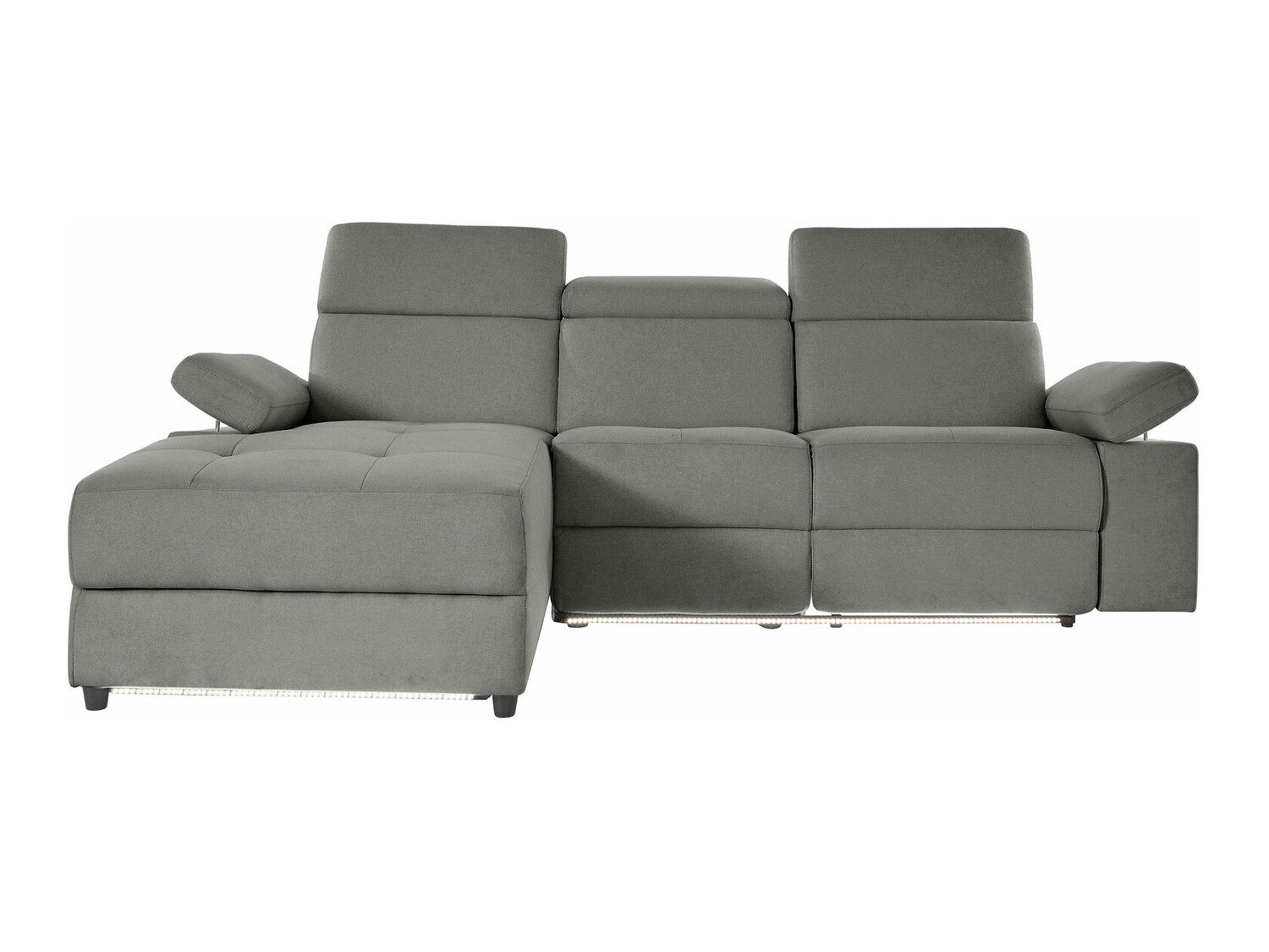 Colțar cu recliner Denton 698 (Gri)