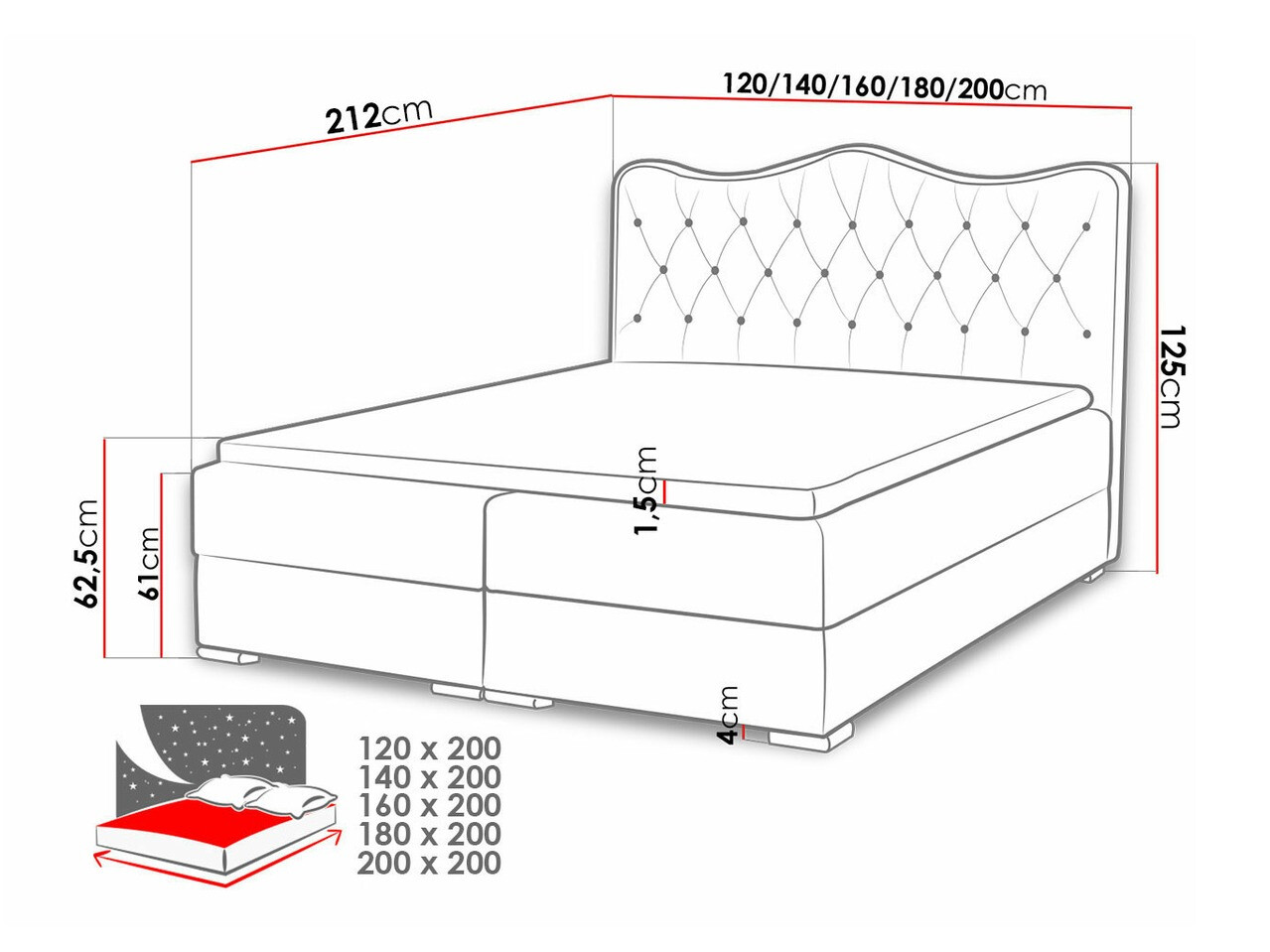 Pat boxspring Tectum (Soft 011)