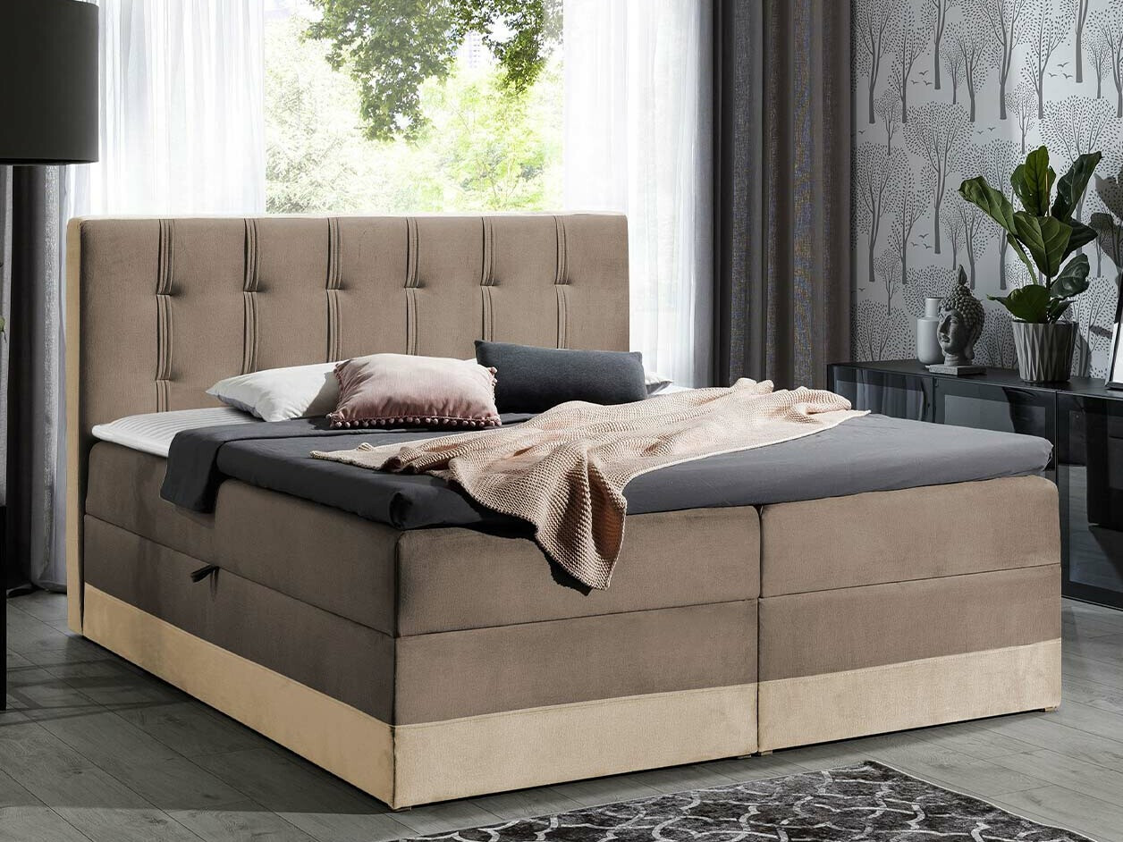 Pat boxspring Villa (Kameleon 04 + Kameleon 15)
