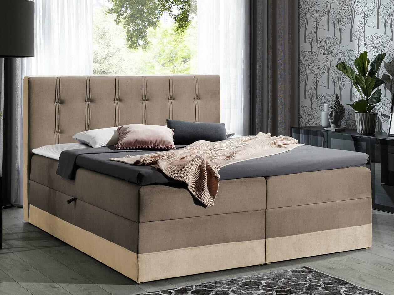 Pat boxspring Villa (Kameleon 04 + Kameleon 15)