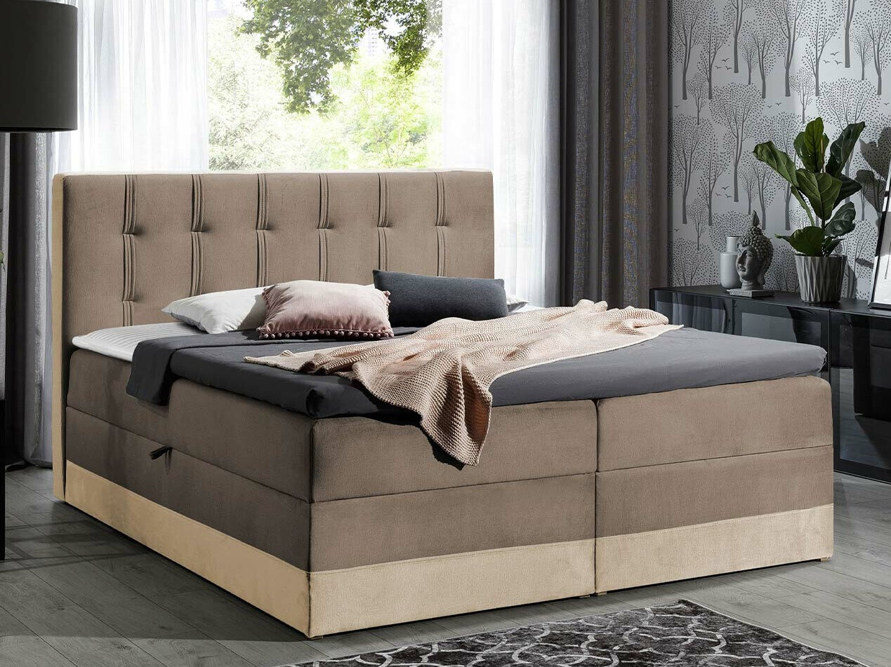 Pat boxspring Villa (Kameleon 04 + Kameleon 15)