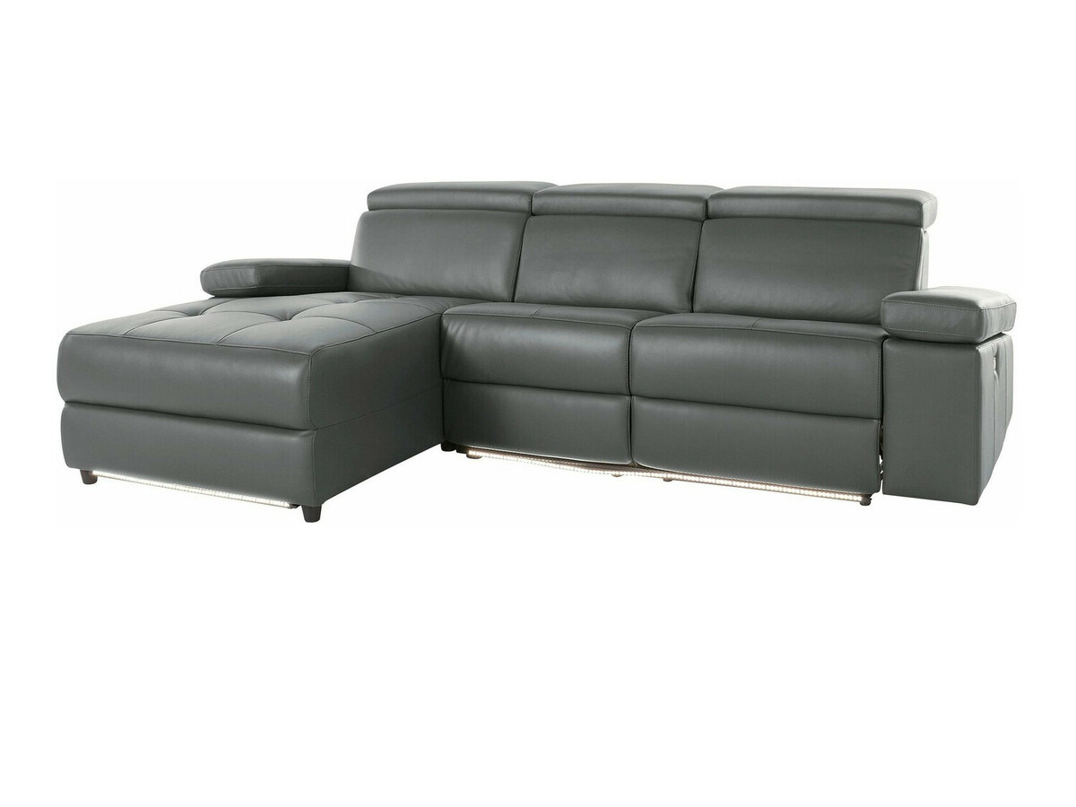 Colțar cu recliner Denton 1493 (Gri)