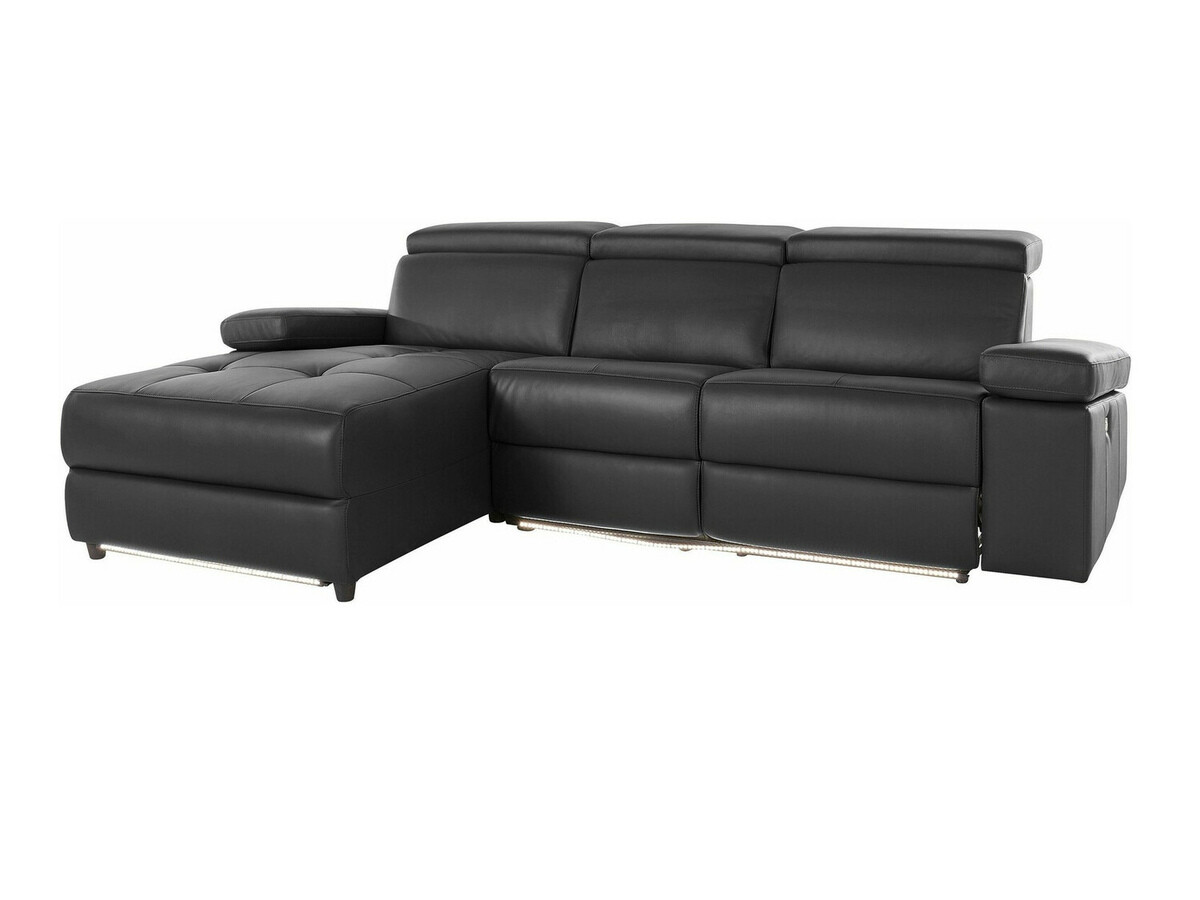 Colțar cu recliner Denton 1493 (Negru)