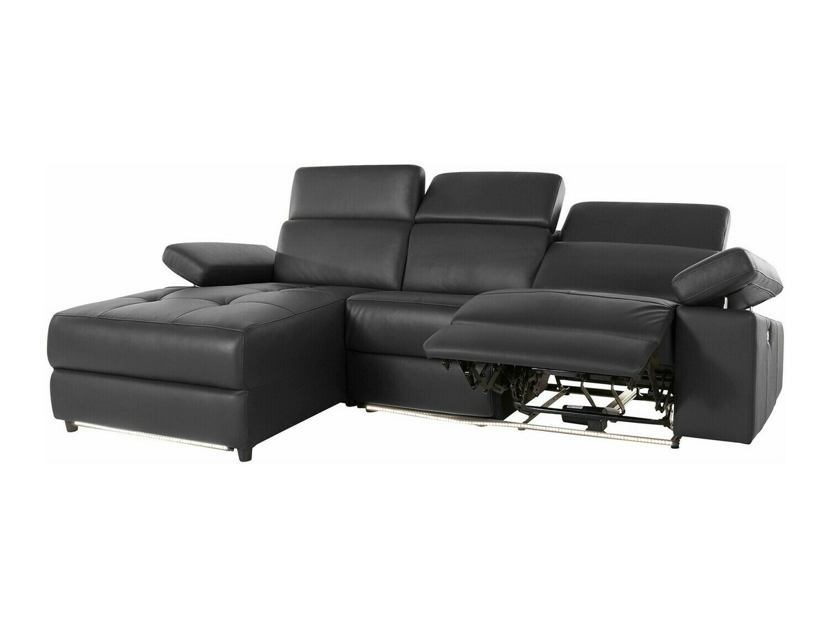Colțar cu recliner Denton 1493 (Negru)