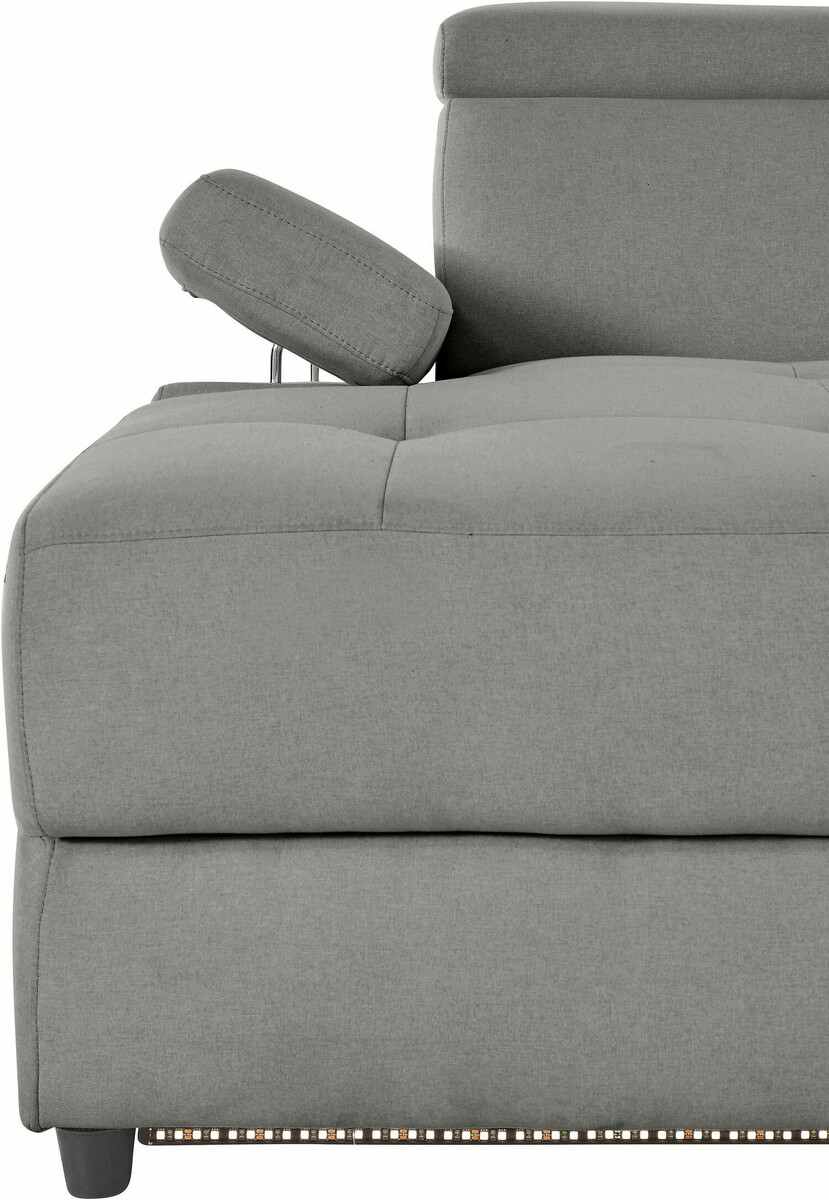Colțar cu recliner Denton 701 (Gri)