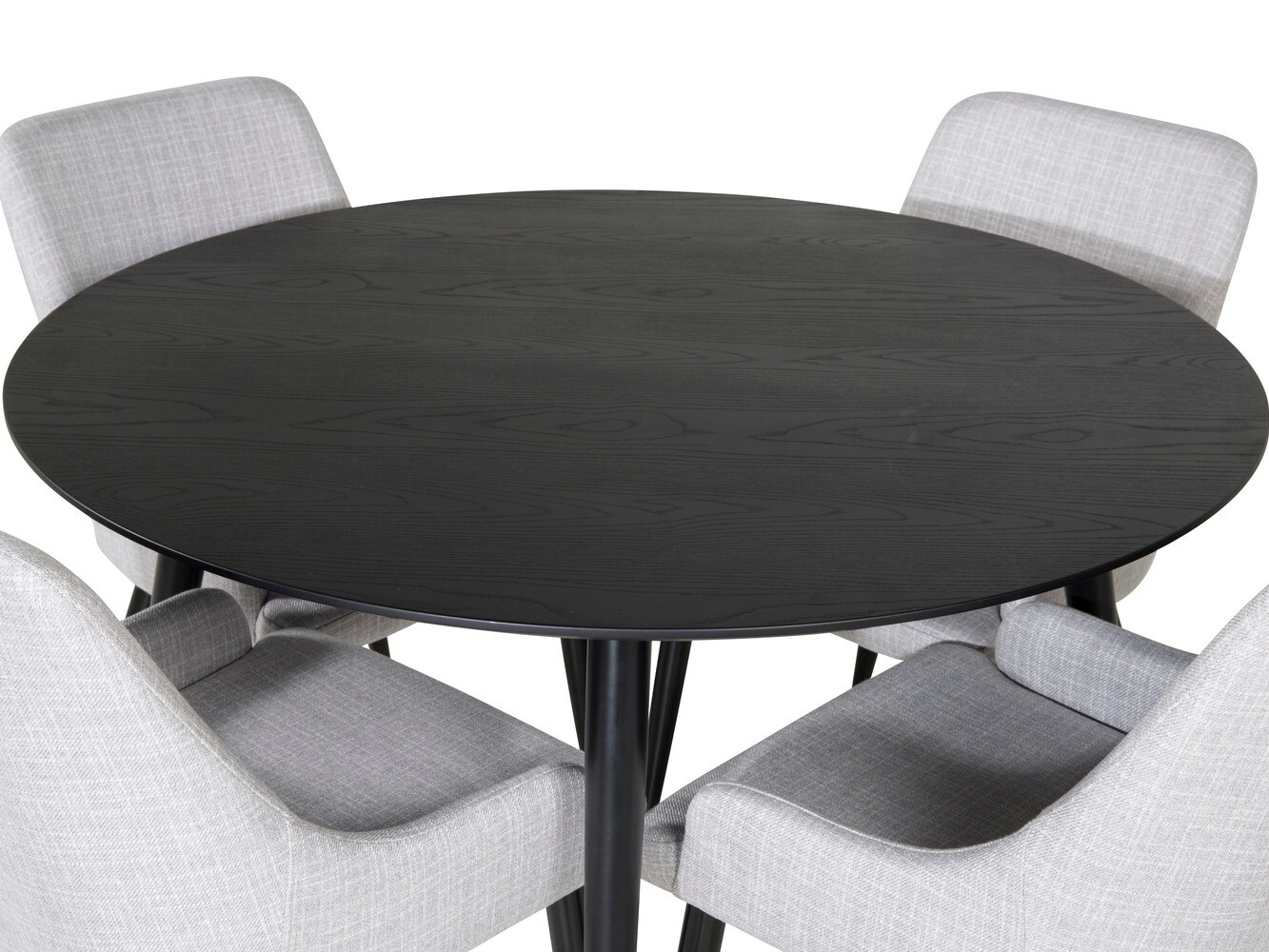 Set de dining Dallas 1181 (Gri + Negru)