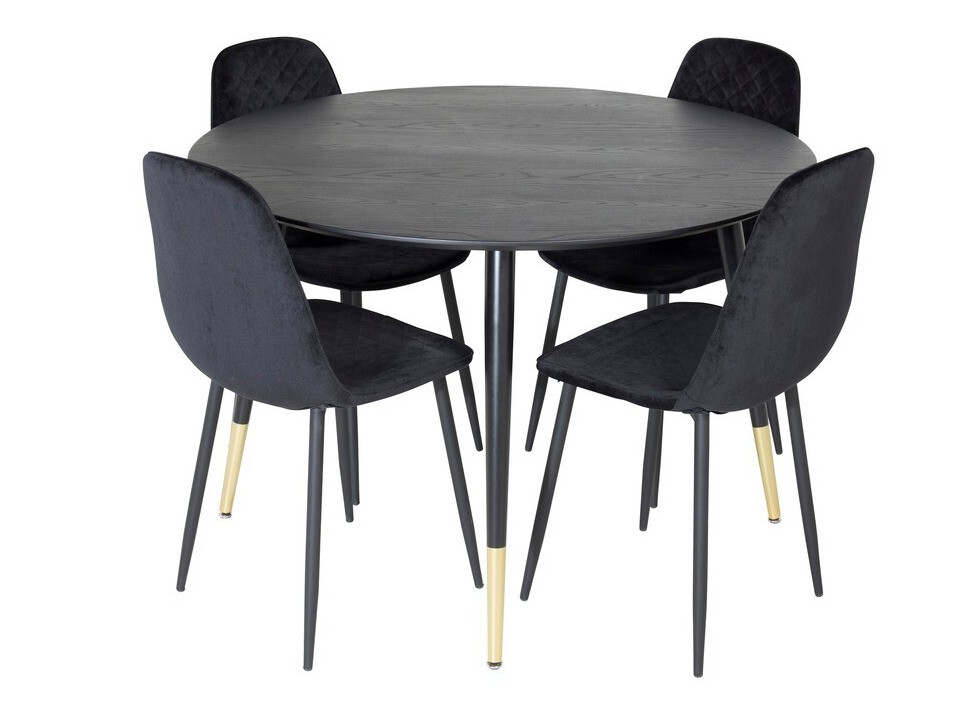 Set de dining Dallas 1183 (Negru)
