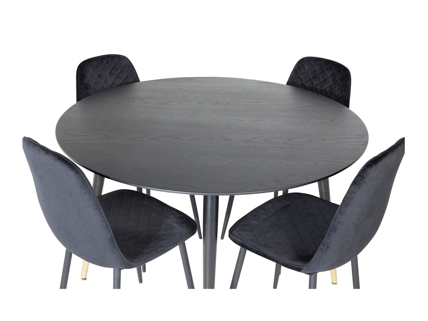 Set de dining Dallas 1183 (Negru)