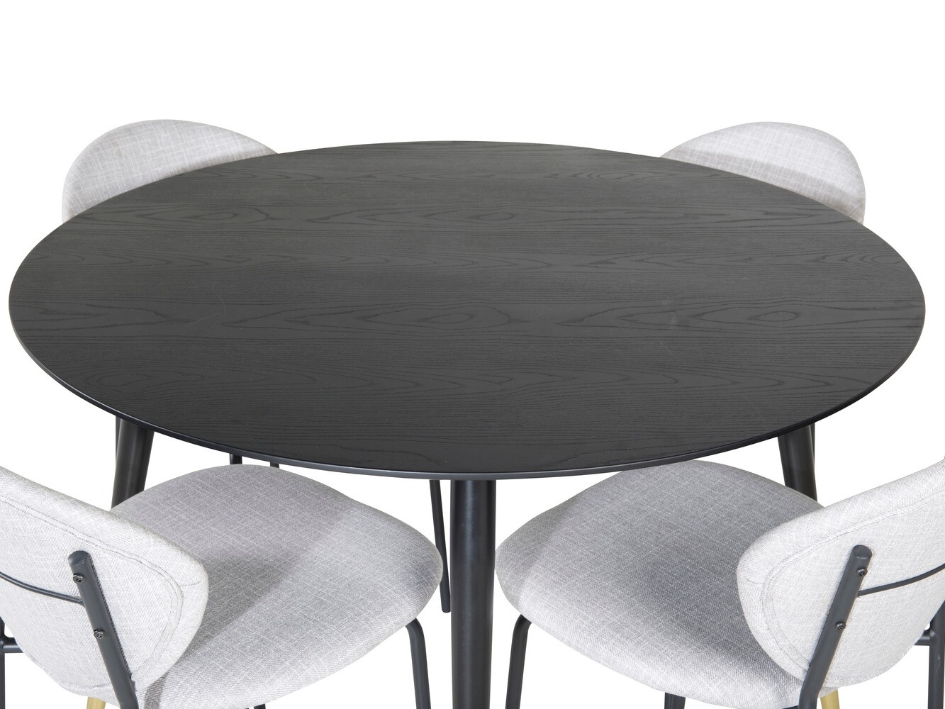 Set de dining Dallas 1186 (Gri + Negru)