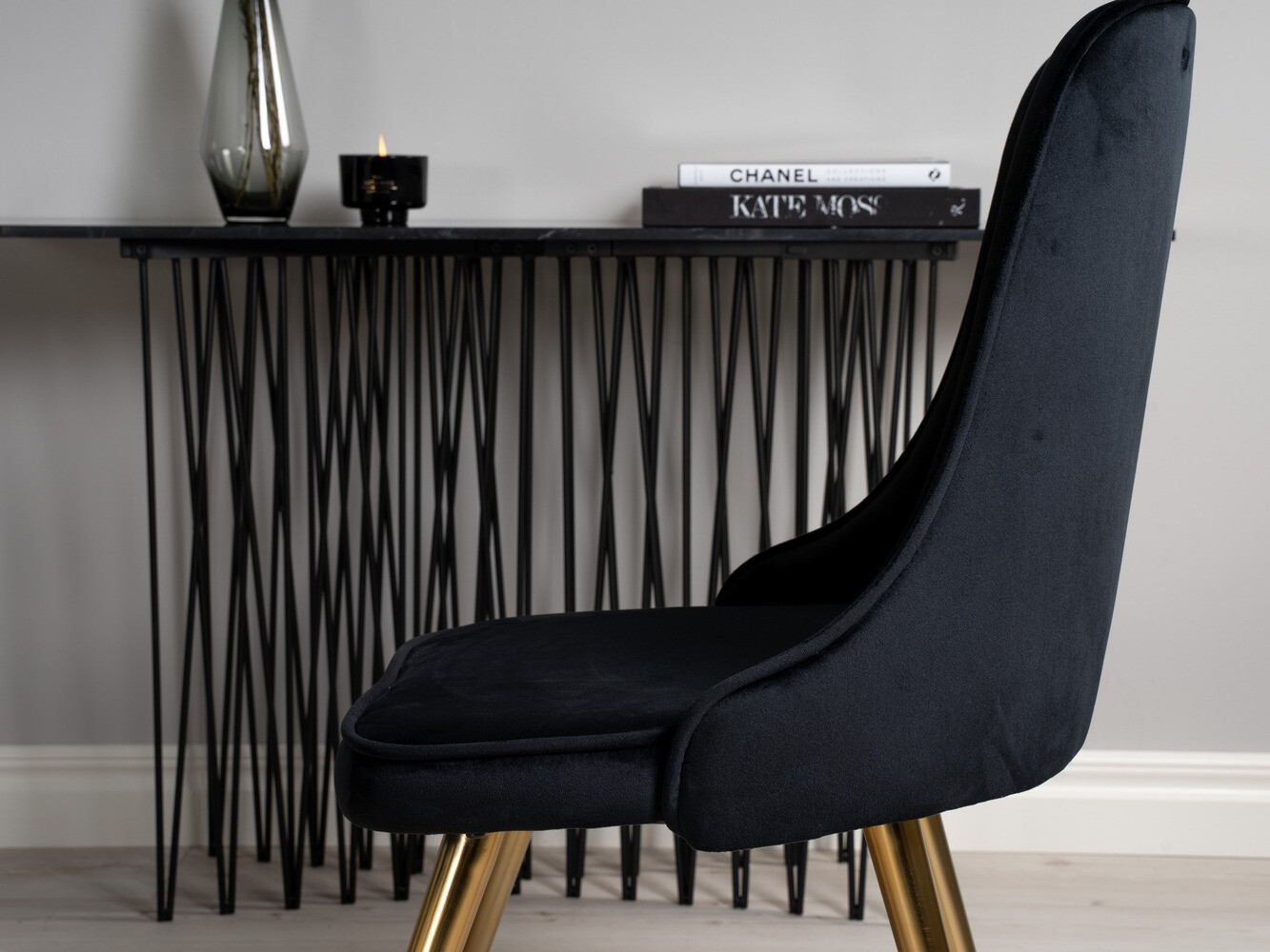 Set de mese Dallas 1178 (Negru + Auriu)