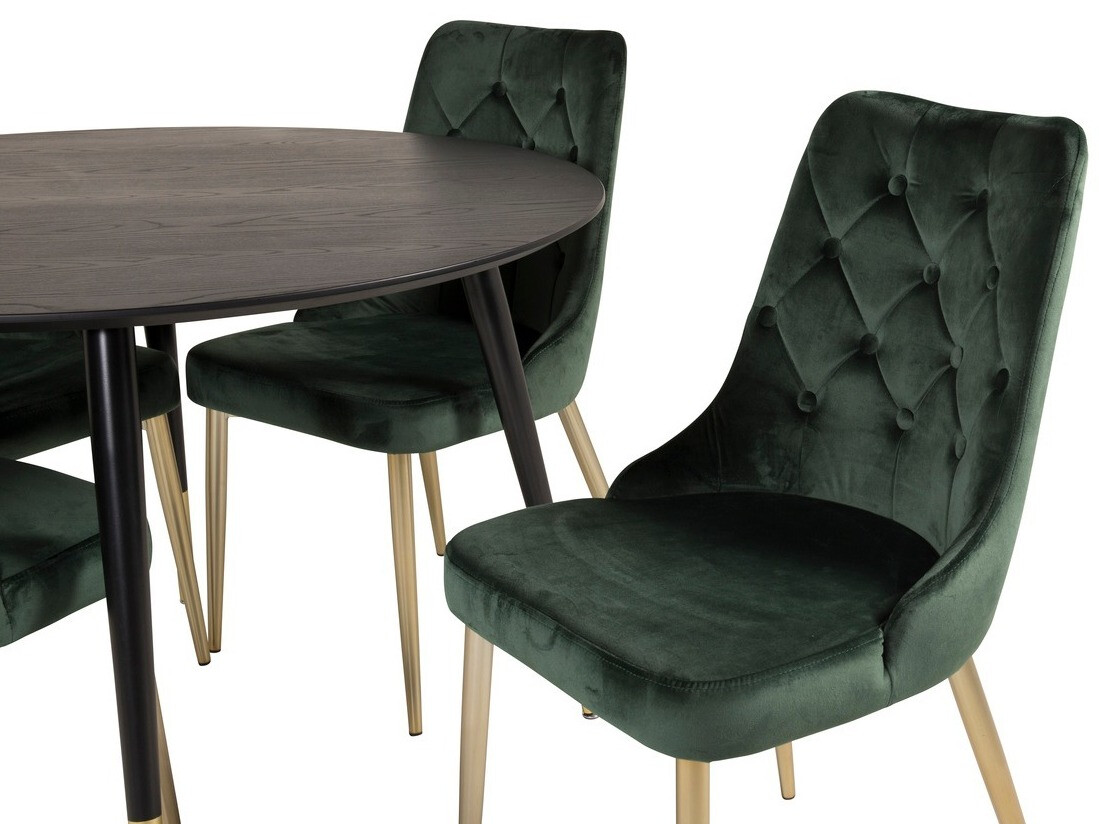 Set de mese Dallas 1178 (Verde + Auriu)