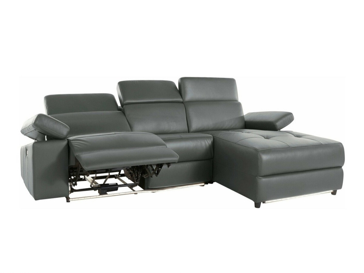 Colțar cu recliner Denton 1492 (Gri)