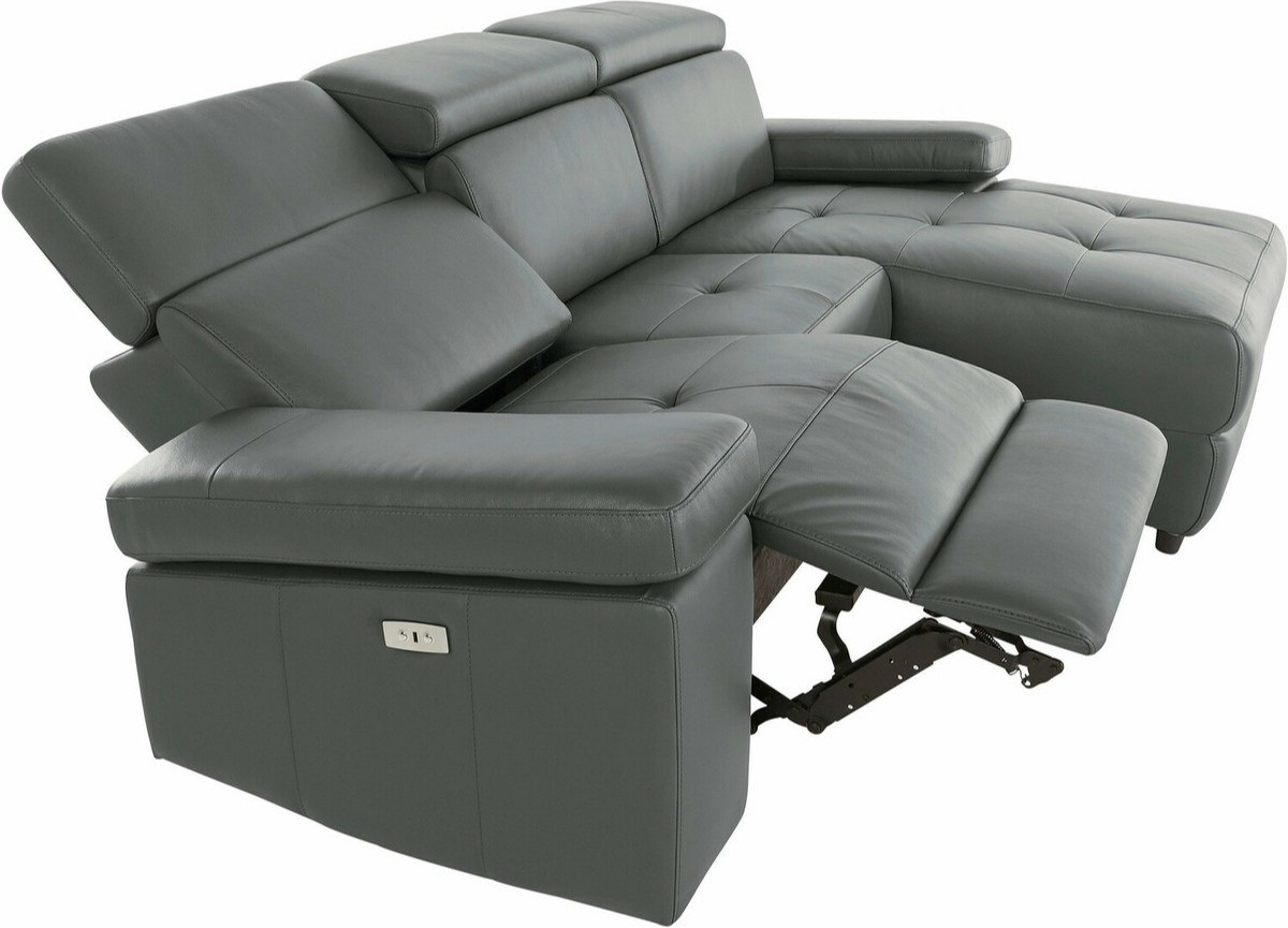 Colțar cu recliner Denton 1492 (Gri)