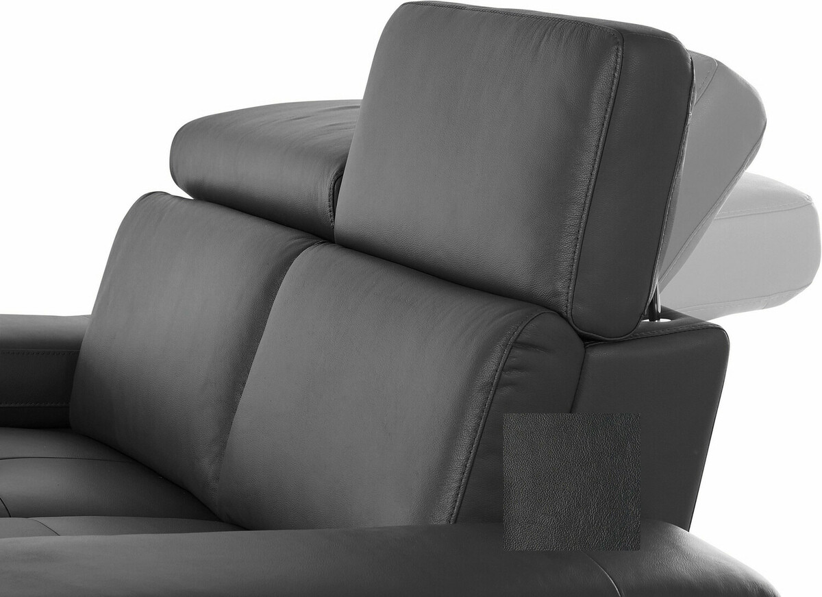 Colțar cu recliner Denton 1492 (Negru)