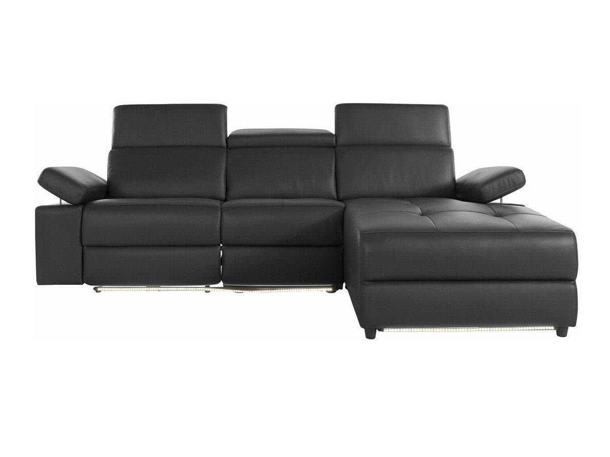 Colțar cu recliner Denton 1492 (Negru)