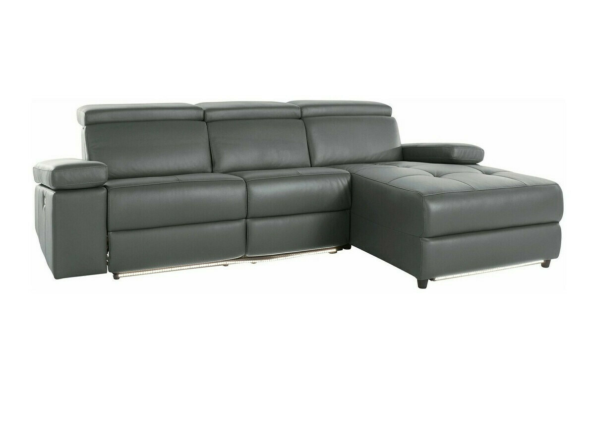 Colțar cu recliner Denton 1493 (Gri)