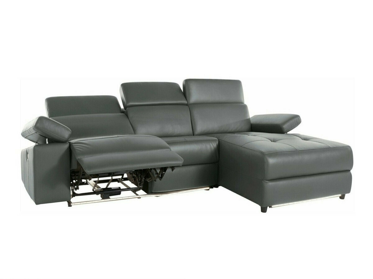 Colțar cu recliner Denton 1493 (Gri)