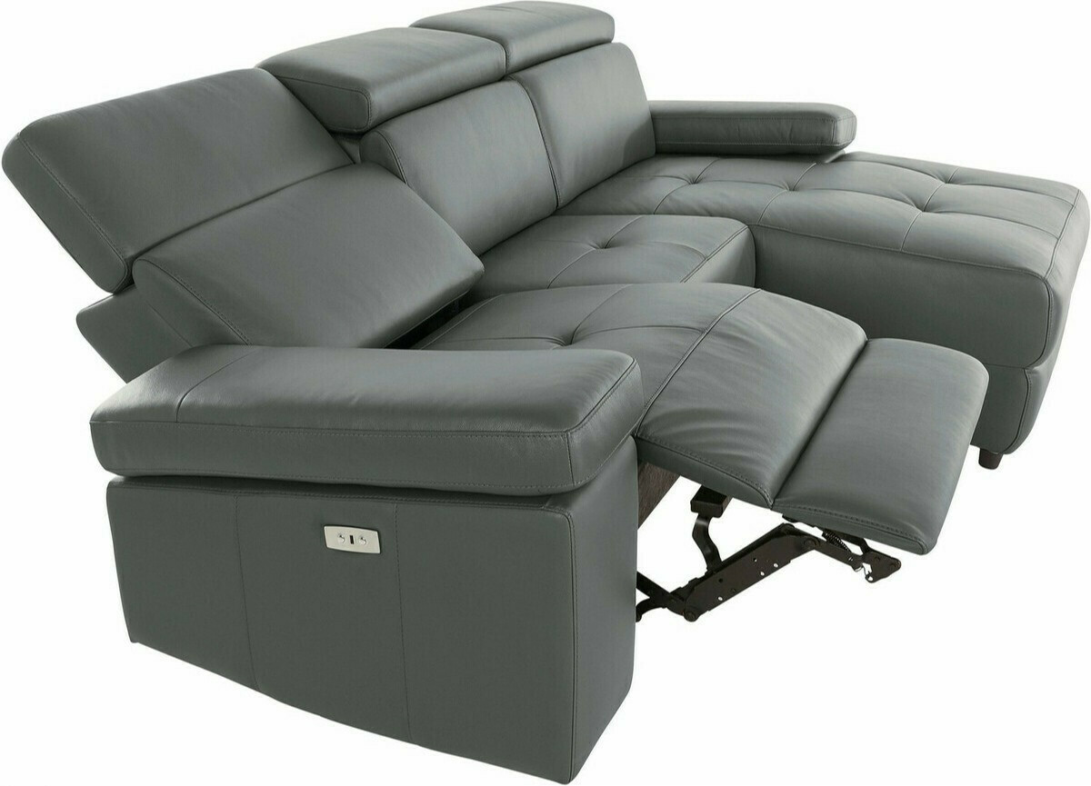 Colțar cu recliner Denton 1493 (Gri)
