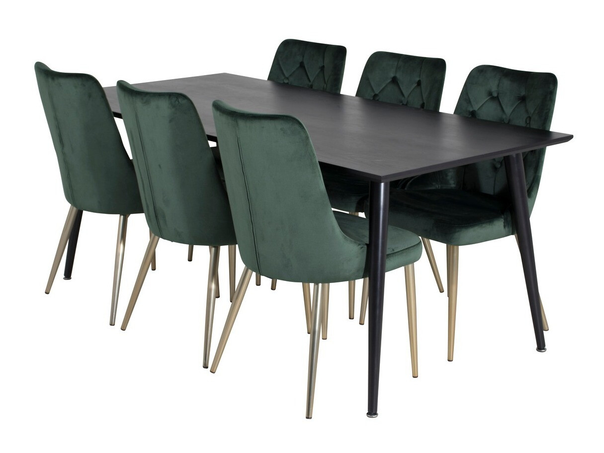 Set de mese Dallas 1336 (Verde + auriu)