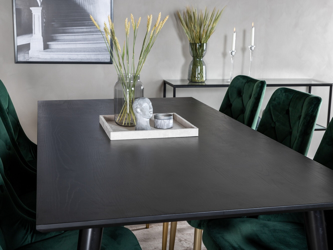 Set de mese Dallas 1336 (Verde + auriu)