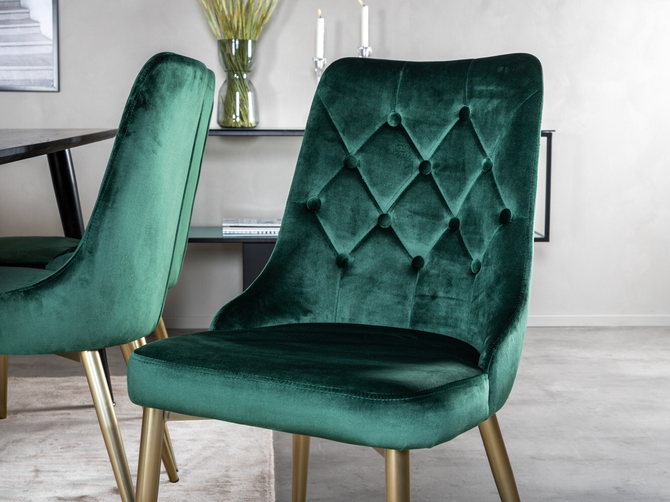 Set de mese Dallas 1336 (Verde + de aur)