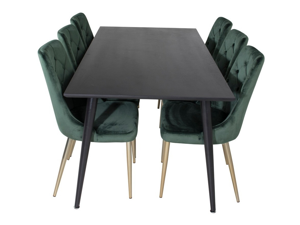 Set de mese Dallas 1336 (Verde + auriu)