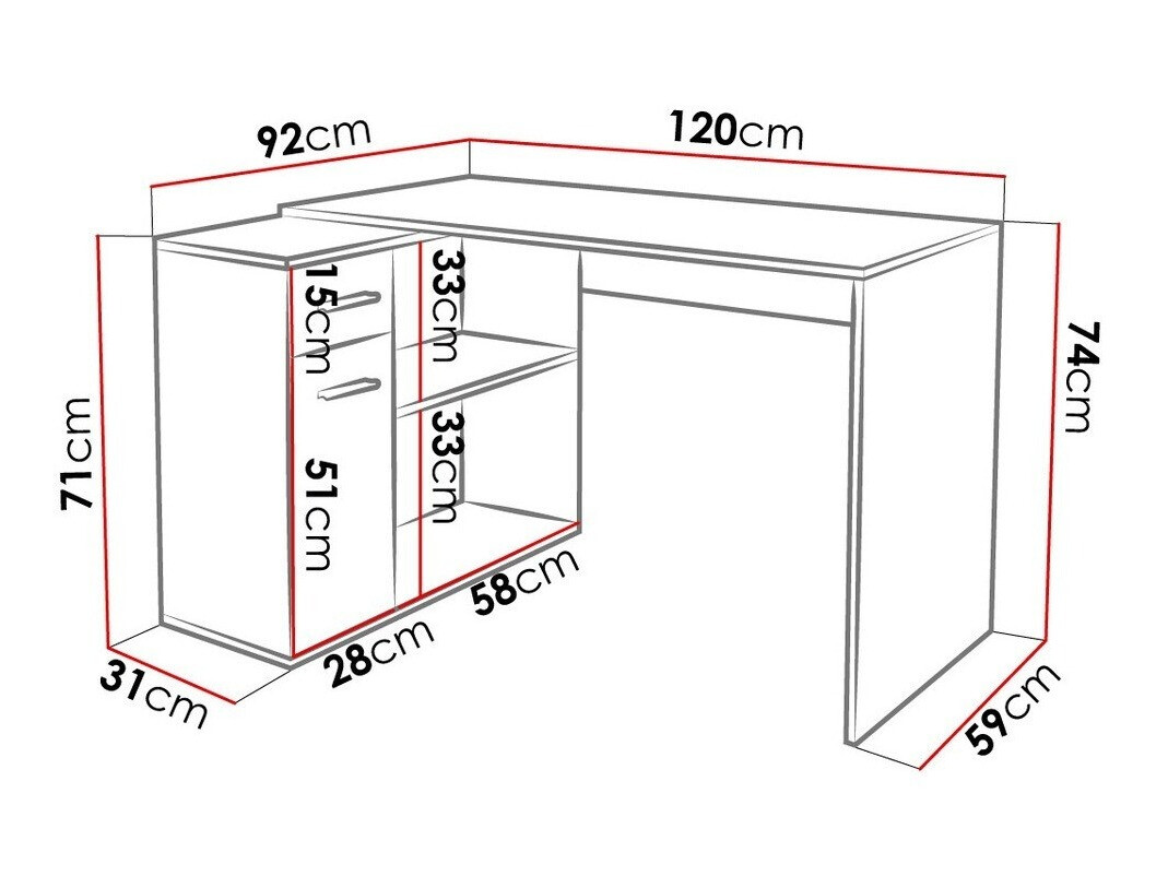 Birou de colt Affectus