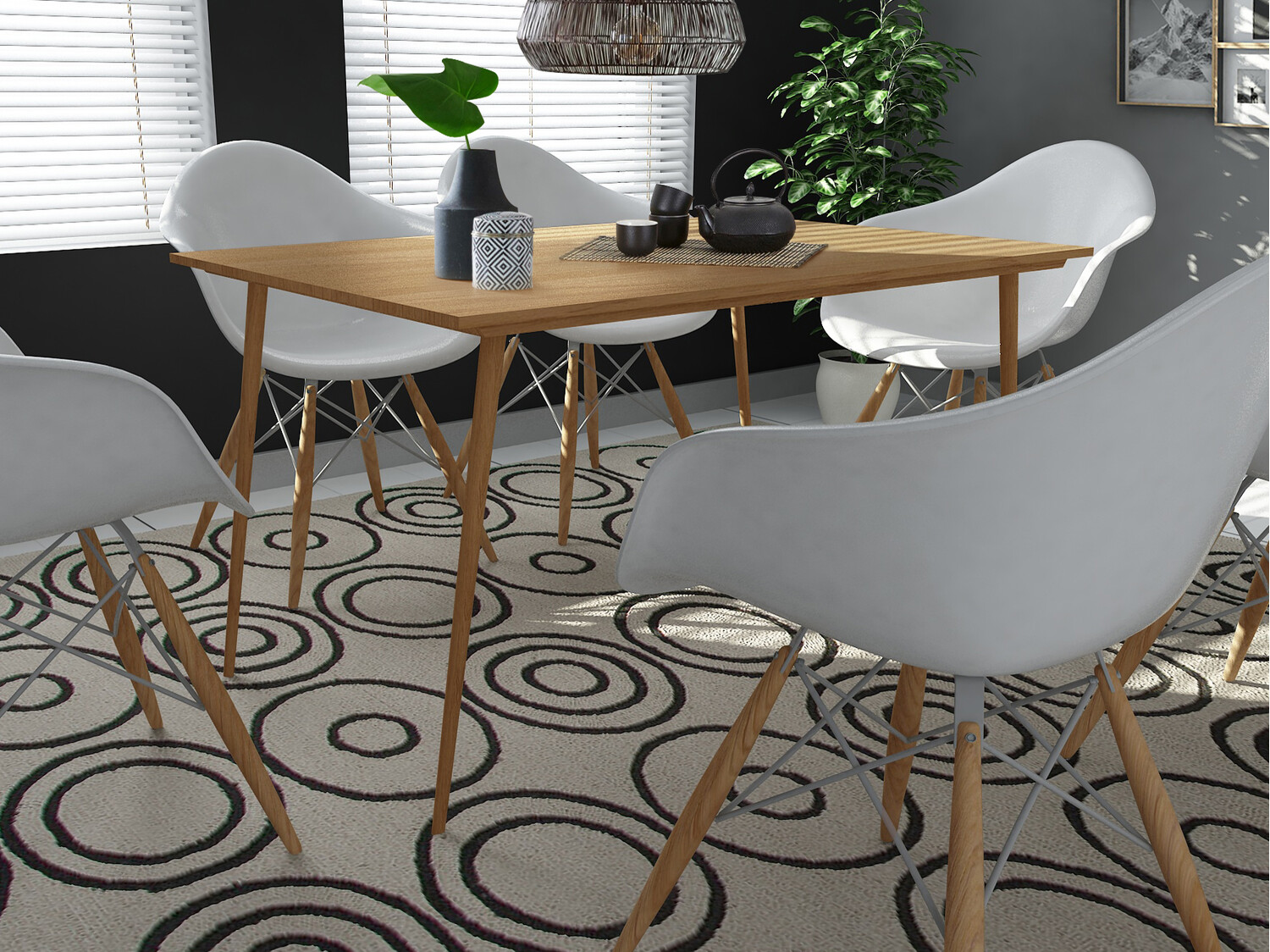 Masă Denton 760 (Stejar)