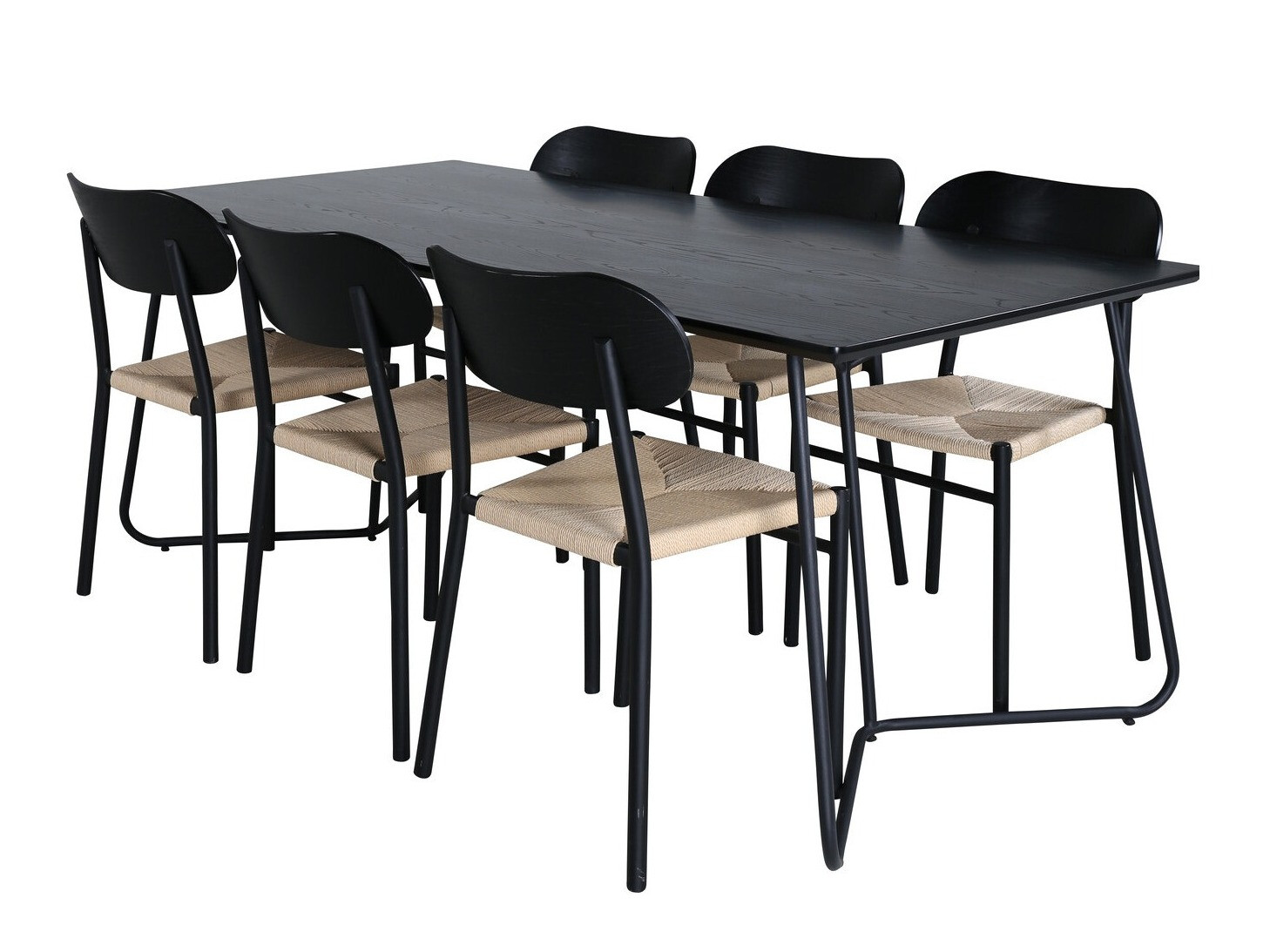 Set de mese Dallas 2716 (Negru + Maro deschis)