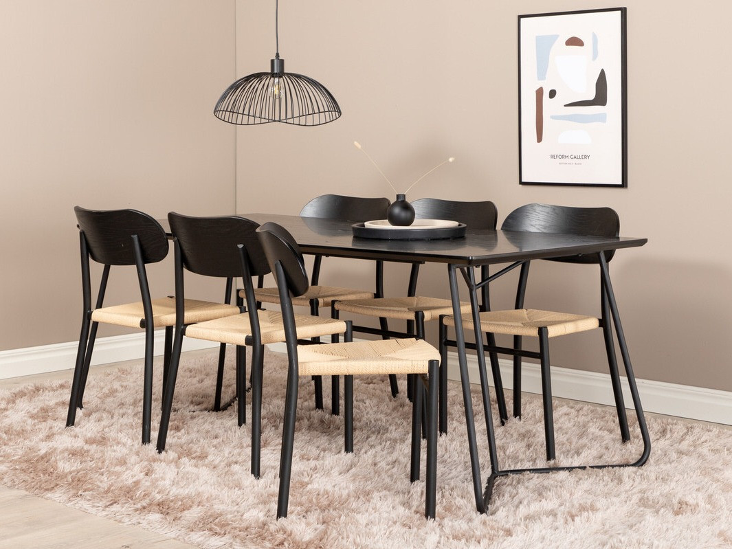 Set de mese Dallas 2716 (Negru + Maro deschis)