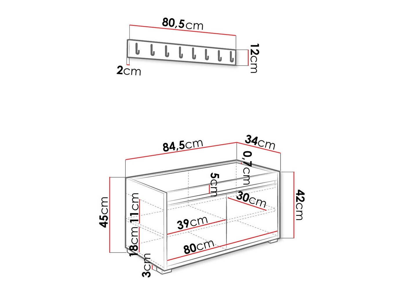 Set de hol Comfivo Pinus III
