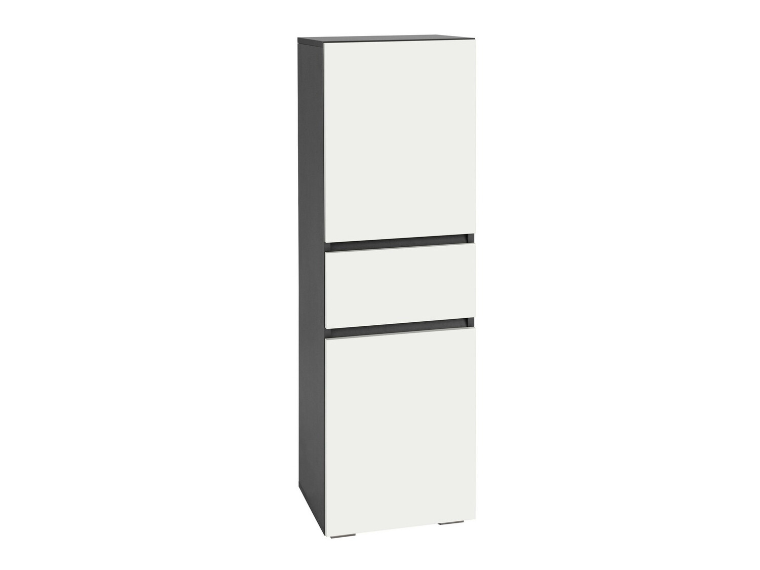 Cabinet de baie neancorat Soncamu 102 (Alb + Antracit)