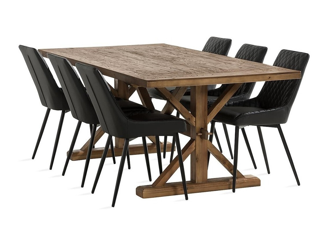 Set de mese Parkland 243 (Negru + Maro)