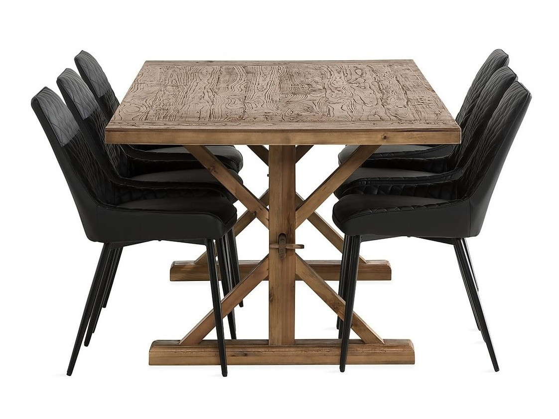 Set de mese Parkland 243 (Negru + Maro)