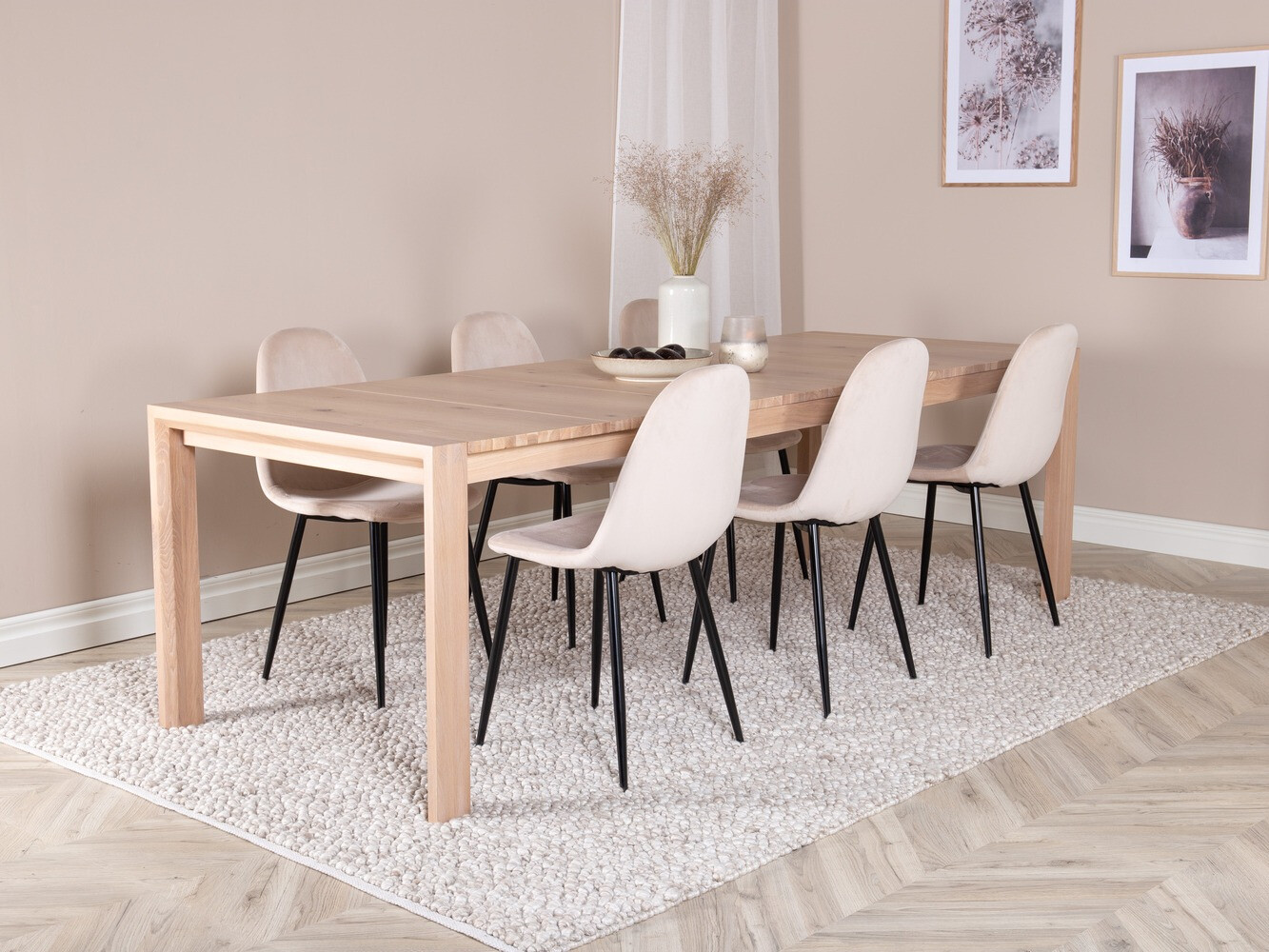 Set de dining Dallas 1632 (Stejar)