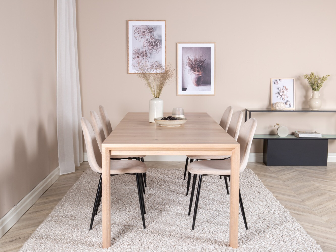 Set de dining Dallas 1632 (Stejar)