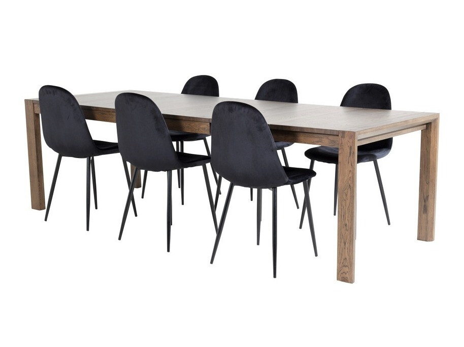 Set de dining Dallas 2027 (Lemn închis la culoare)