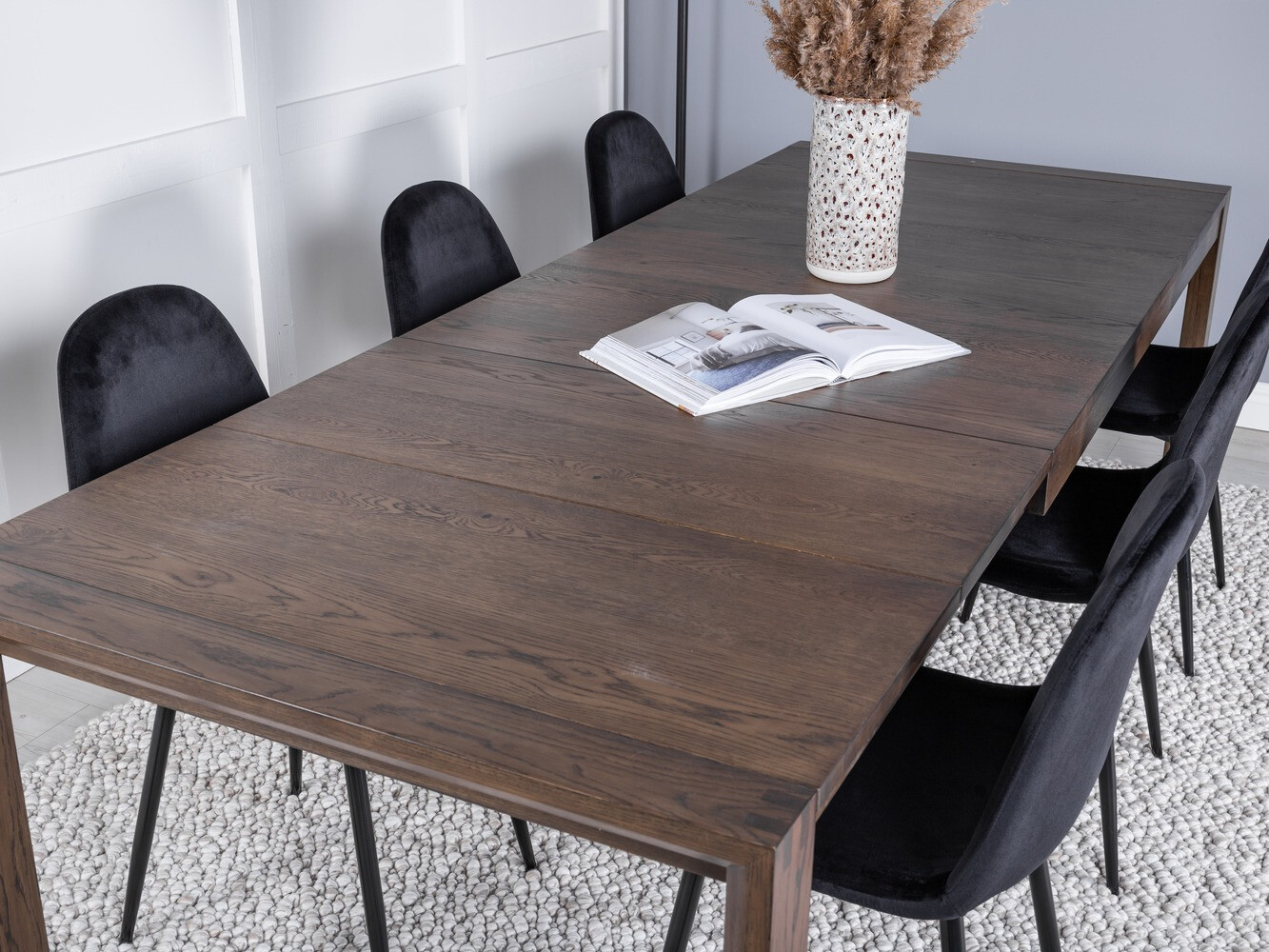 Set de dining Dallas 2027 (Lemn închis la culoare)